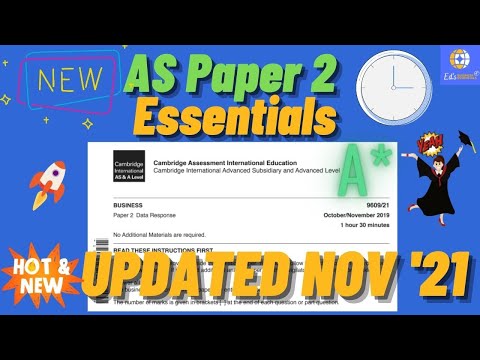 AS Paper 2 Essentials in 60 seconds   Updated Nov 2021