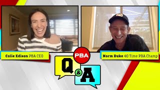 PBA Q&A - Episode 5 - Norm Duke Reveals Who He Thinks is the Greatest Bowler of All Time