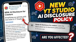 Easier AI Disclosure for Creators Learn the latest about our AI disclo