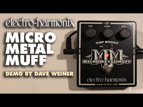 Electro-Harmonix Micro Metal Muff Distortion with Top Boost 2010s - Black image 7