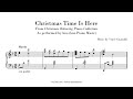 Christmas Time Is Here - kno Piano Music - Sheet music transcription