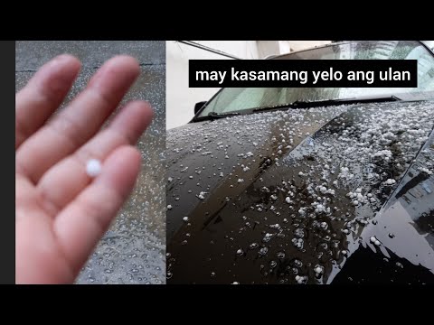 NAAKTUHAN KO TALAGA ANG PAGBAGSAK NG ULAN NA MAY KASAMANG YELO | MIXED REACTION🤣