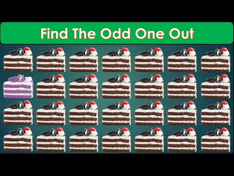 Find The Odd One Out in These Pictures? How Good Your Eyes#37 |Find The Odd emoji | Fruit Game|