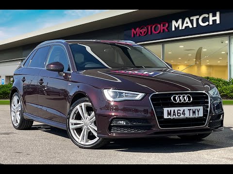 Used Audi A3 1.2 Petrol Manual S Line Sportback at Motor Match Stafford