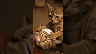 cat didn't have money to buy medicine for her mother 😭 #tinkucat #trending