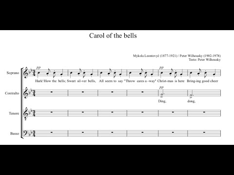 Mykola Dmytrovyč Leontovyč - Carol of the bells (arr. Peter J. Wilhousky)