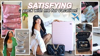 PACK WITH ME FOR HOT GIRL SUMMER VACATION *satisfying* | going to the caribbean!