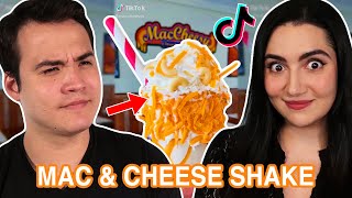We Made The Cursed Mac & Cheese Milkshake from TikTok
