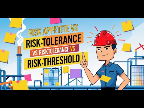 Risk Appetite vs RiskTolerance vs RiskThreshold | What is the difference between them ?