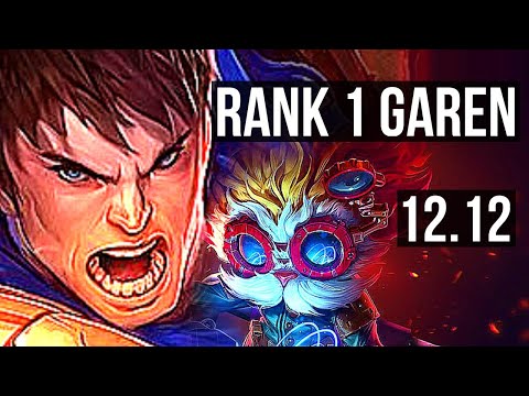 GAREN vs HEIMERDINGER (TOP) | Rank 1 Garen, 5/0/4, 700+ games | EUW Challenger | 12.12