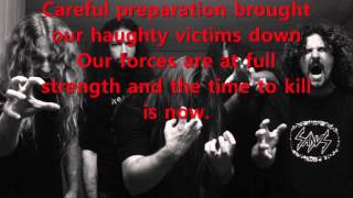 Cannibal Corpse-The Time To Kill Is Now  (LYRICS)