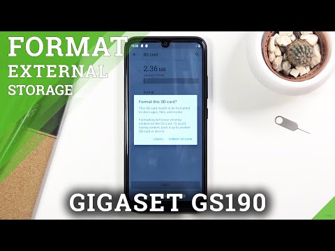 How to Format SD Card in GIGASET GS190 – Wipe SD Card Data