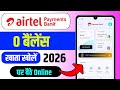 Airtel Payment Bank Account Open I Airtel Payment Bank Kaise Kholen Airtel Payment Bank Kaise Banaen