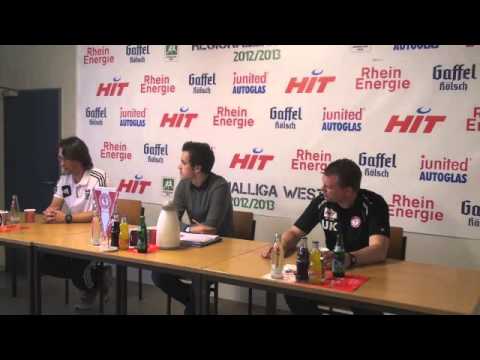 Die PK nach dem Sieg gegen den VfB Hüls