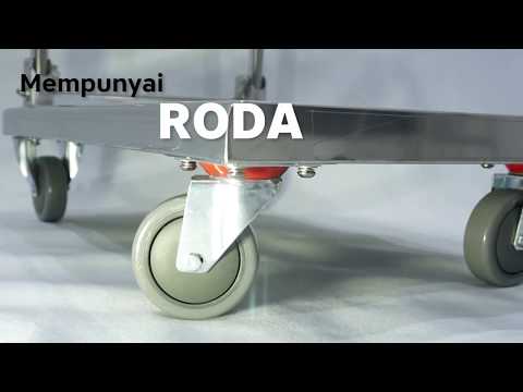 Troli Barang Kapasitas Besar Foldable Cart 500Kg Hand Trolley Pengangkut | Mutu FPT-500 on Youtube