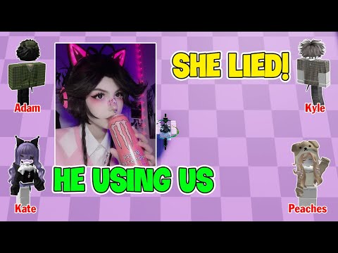 TEXT To Speech Emoji Groupchat Conversations | She Used Us For Robux