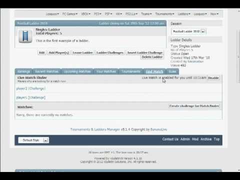 Brief Demo of Live Match Finder High