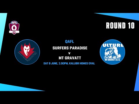QAFL ROUND 10: Surfers Paradise v Mt Gravatt