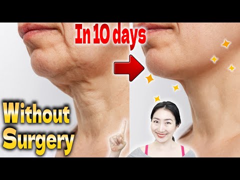 Lift Turkey Neck Without Surgery in 10 days! Ultimate Massage for Neck Wrinkles