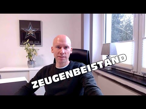 Zeugenbeistand im Strafverfahren - Jeder Zeuge kann einen Anwalt nehmen!