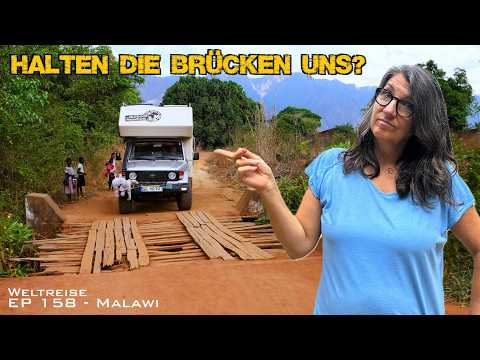 Our 4-ton camper and the dilapidated bridges of Malawi! | Trans-Africa | Off-road | EP158