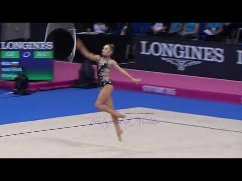 Mariya MATEVA (BUL) hoop - 2015 Stuttgart worlds Qualifs