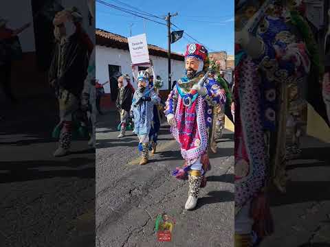 Danza de Kúrpites de Nuevo Parangaricutiro | Desfile del Convite, La K´uínchekua 2024 #kurpites