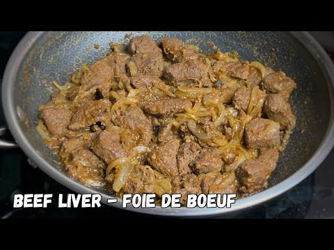 African Beef Liver Recipe - Recette de Foie de Boeuf Sauté