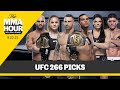 UFC 266 Picks: Five Single Plays, Parlay for Weekend Action | The MMA Hour