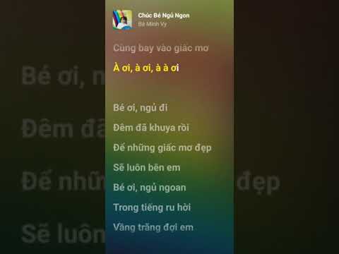 Chúc bé ngủ ngon - Bé Minh Vy