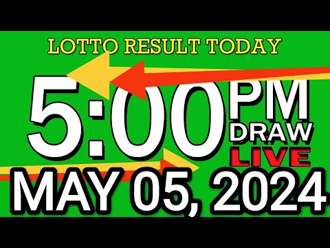LIVE 5PM LOTTO RESULT TODAY MAY 05, 2024 #2D3DLotto #5pmlottoresultmay05,2024 #swer3result