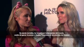 Paris &amp; Nicky Hilton Entrevista The Wall Miami - High Off My Love