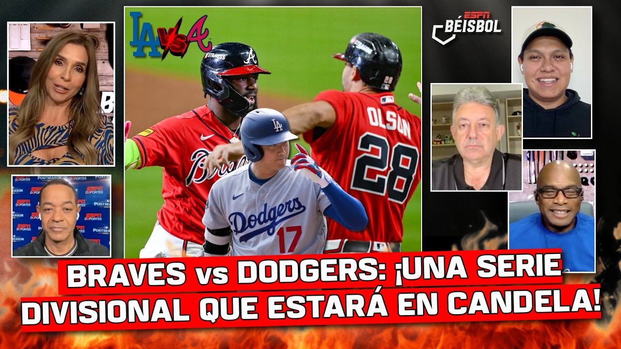 SALDRÁN CHISPAS: BRAVES contra DODGERS en SERIE DIVISIONAL va a ser DE PELÍCULA | ESPN Beisbol