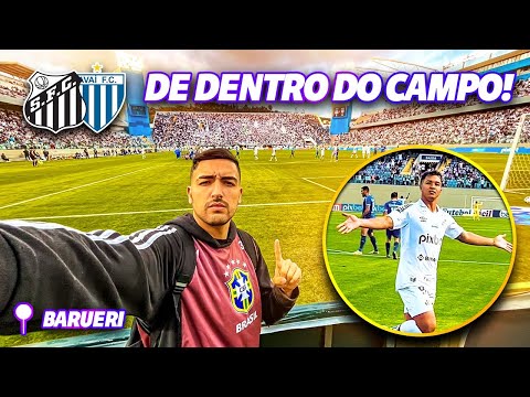 ENTREI NO CAMPO NO TROPEÇO DO SANTOS EM BARUERI!! Santos 1 x 1 Avaí
