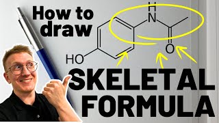 How to draw Skeletal formula