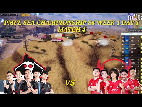 MOMENT GEEK FAM TABRAK BTR RA | PMPL SEA CAMPIONSHIP S4 WEEK 1 DAY 1 MATCH 4