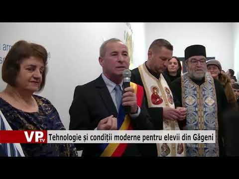 Tehnologie și condiții moderne pentru elevii din Găgeni