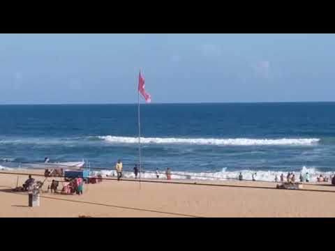 Puri sea beach from hotel Sagarika
