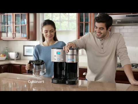 Cuisinart 12-Cup Coffee Maker & Single-Serve Brewer, Black