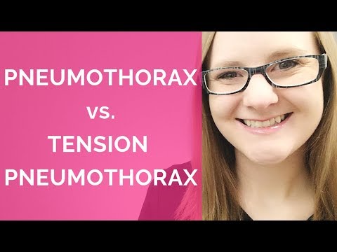 PNEUMOTHORAX vs TENSION PNEUMOTHORAX