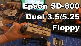 A Dual 3.5/5.25 Floppy Drive: Epson SD-800 on the Sinclair QL