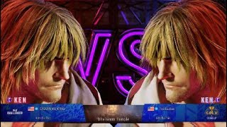 Street Fighter 6 Online Matches PS5 Gameplay. Mirror Mirror On The Wall Ken