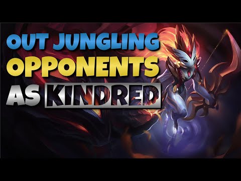 HOW TO OUT PRESSURE THE ENEMY JUNGLER AS KINDRED! LEAGUE OF LEGENDS KINDRED GUIDE! FULL COMMENTARY