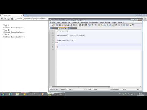 001 Introdução ao videos sobre jQuery