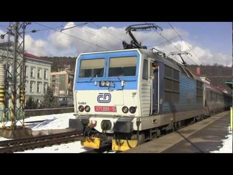 Decin hlavni nadrazi (Decin Railway Station), Czech Republic - 6th February, 2013