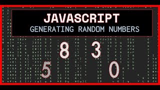Generate Random Numbers In JavaScript