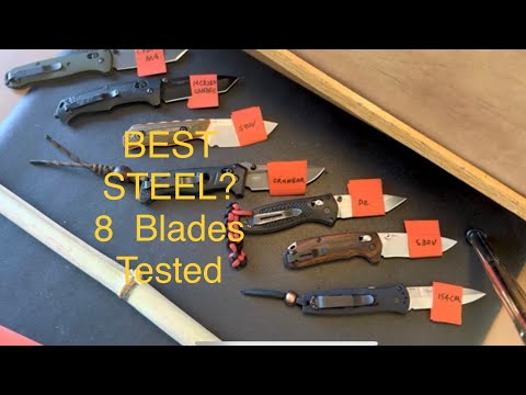 What is the best knife blade steel?