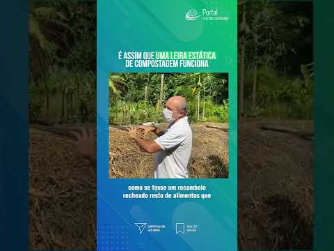 #Shorts - Como Funciona uma Leira de Compostagem