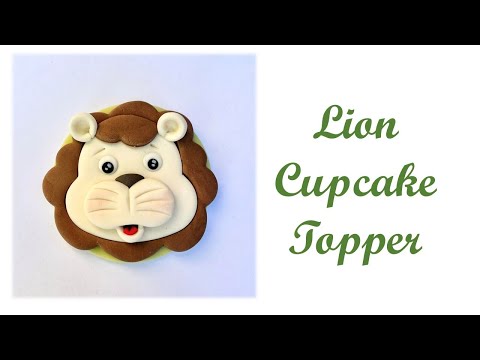 Lion cupcake cutter set
