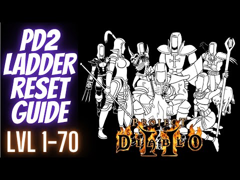 Project Diablo 2 (PD2) Season 2 Ladder Reset Guide. LVL 1-70 Sorc Play Through.